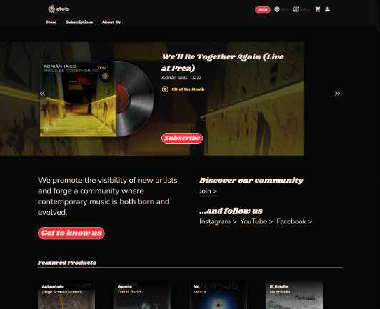 Club del Disco - Marca y E-commerce